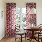 Pink Wildgarden - Curtain Panel - The Drapery