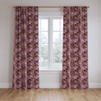 Pink Wildgarden - Curtain Panel - The Drapery
