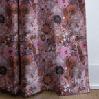 Pink Wildgarden - Curtain Panel - The Drapery