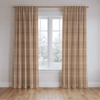 Plaid Autumn Season - Curtain Panel - The Drapery