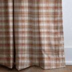 Plaid Autumn Season - Curtain Panel - The Drapery