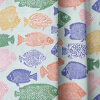 Plenty of Fish - Curtain Panel - The Drapery
