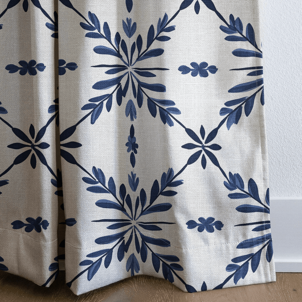 Polar Diamond - Curtain Panel - The Drapery