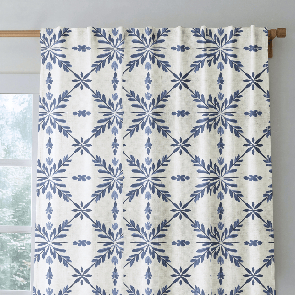 Polar Diamond - Curtain Panel - The Drapery