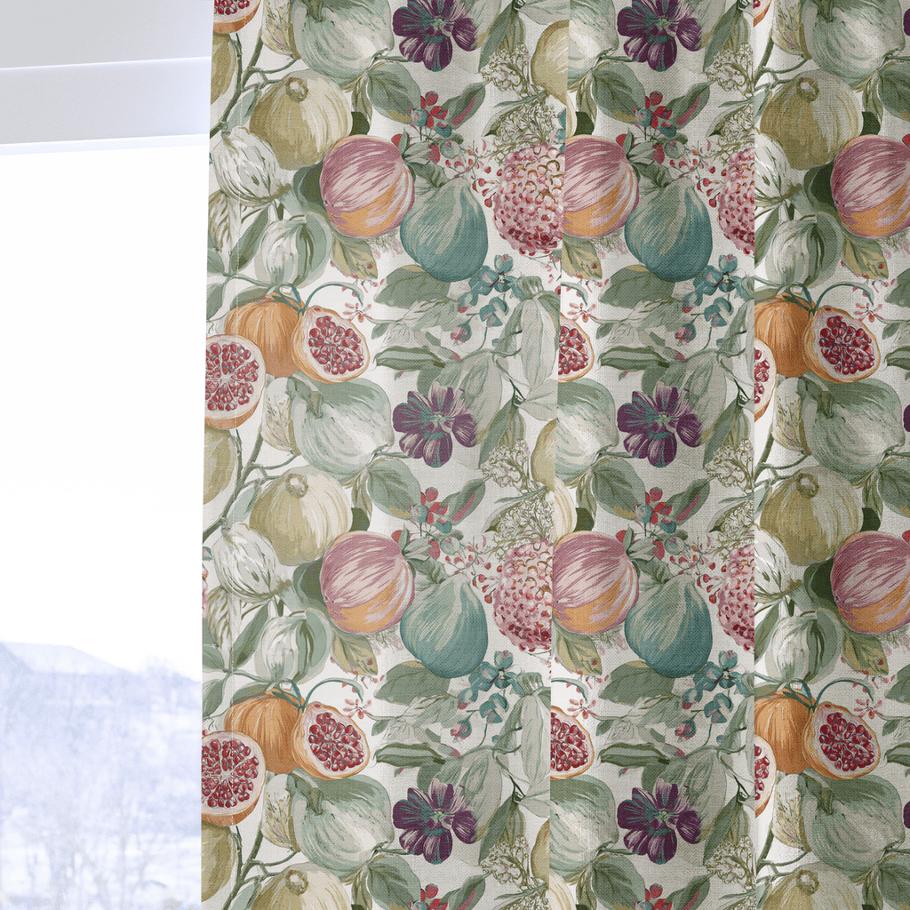 Pomegranate & Petals - Curtain Panel - The Drapery