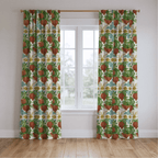 Pomegranate Postcard - Curtain Panel - The Drapery