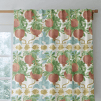 Pomegranate Postcard - Curtain Panel - The Drapery