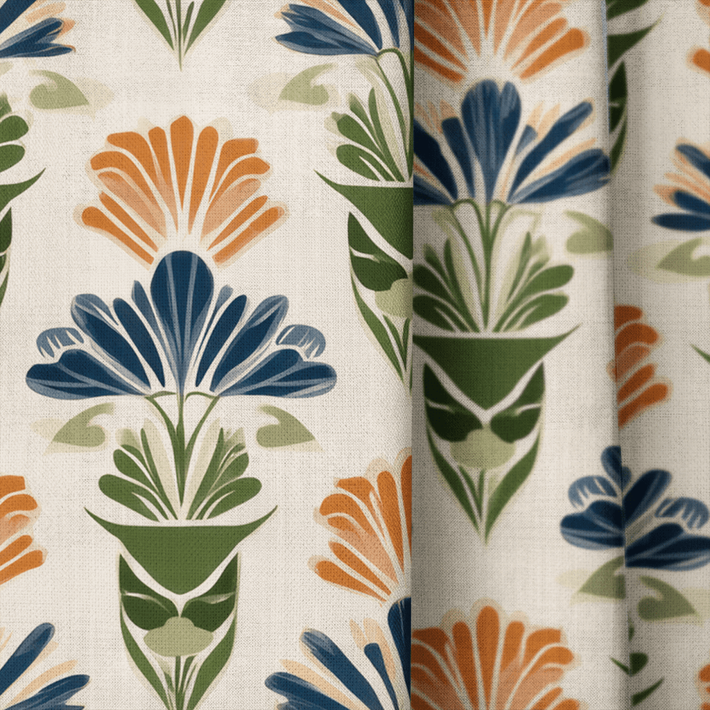 Pomona Bloom - Curtain Panel - The Drapery