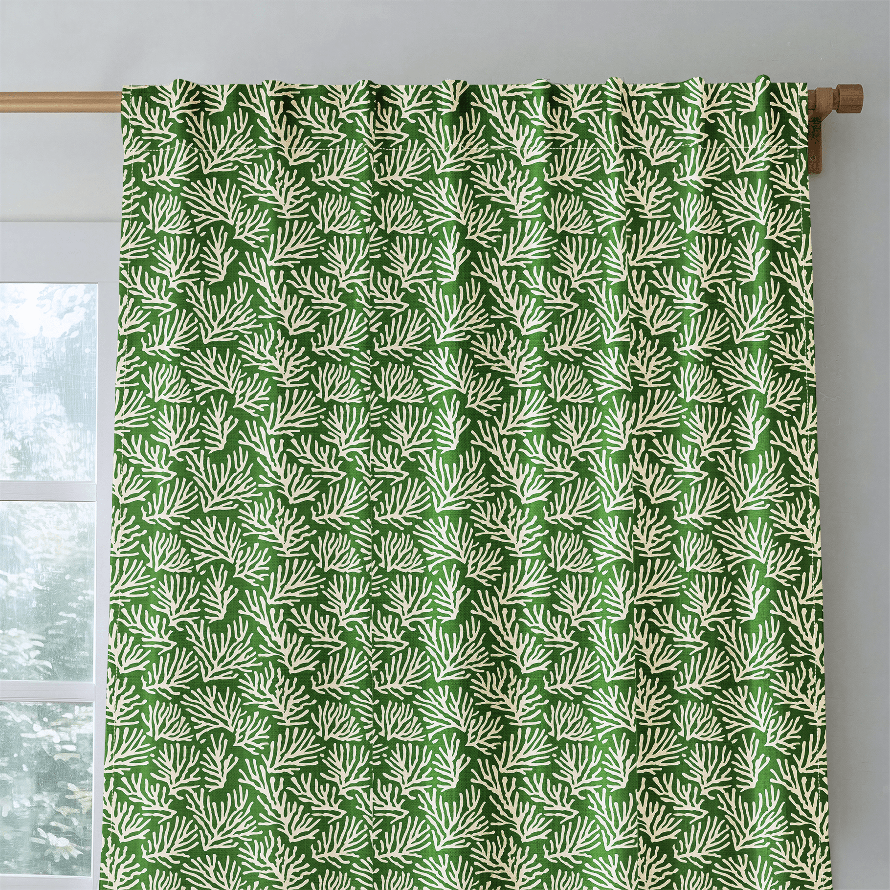 Ponce Coral - Curtain Panel - The Drapery