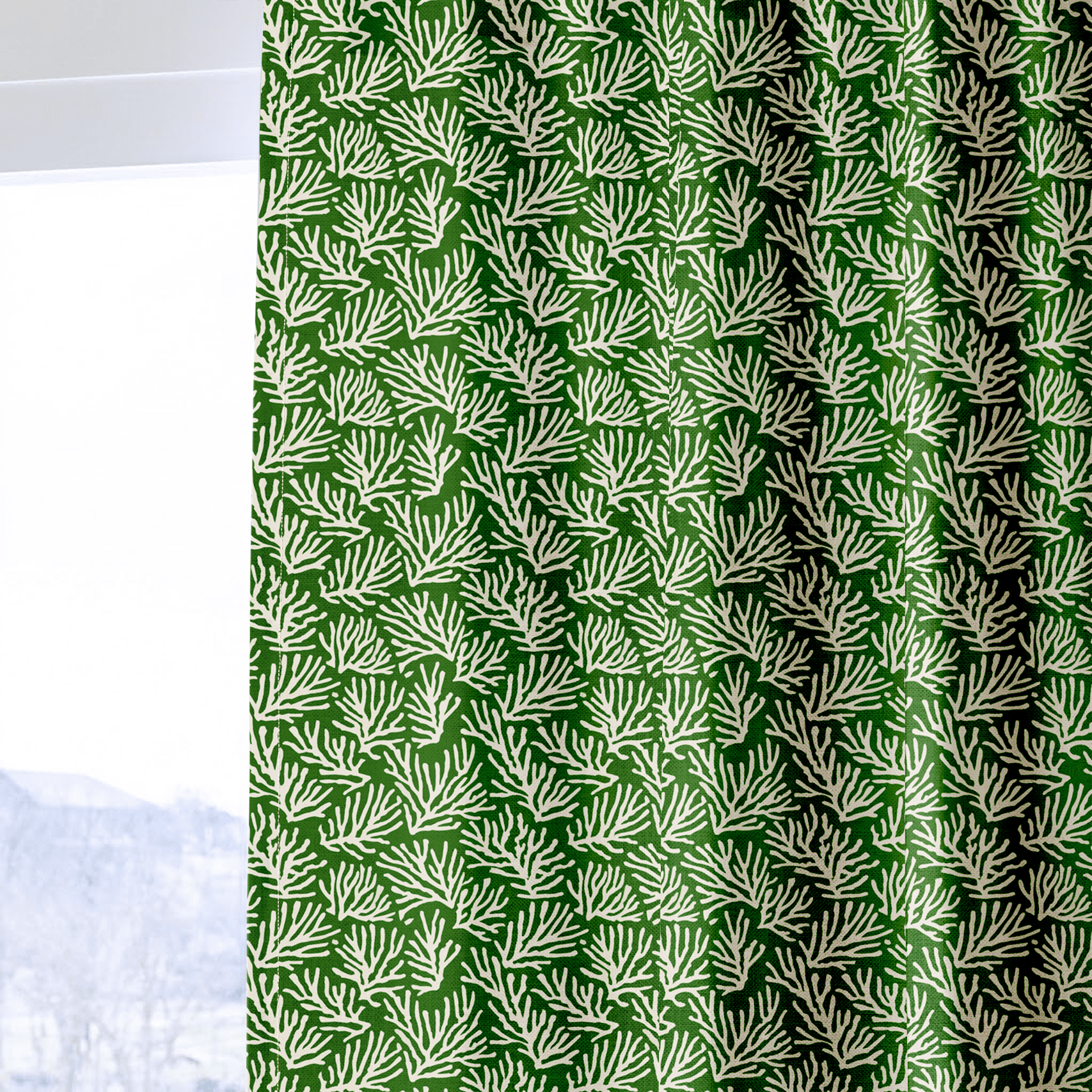 Ponce Coral - Curtain Panel - The Drapery