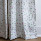 Poodle Florals - Curtain Panel - The Drapery