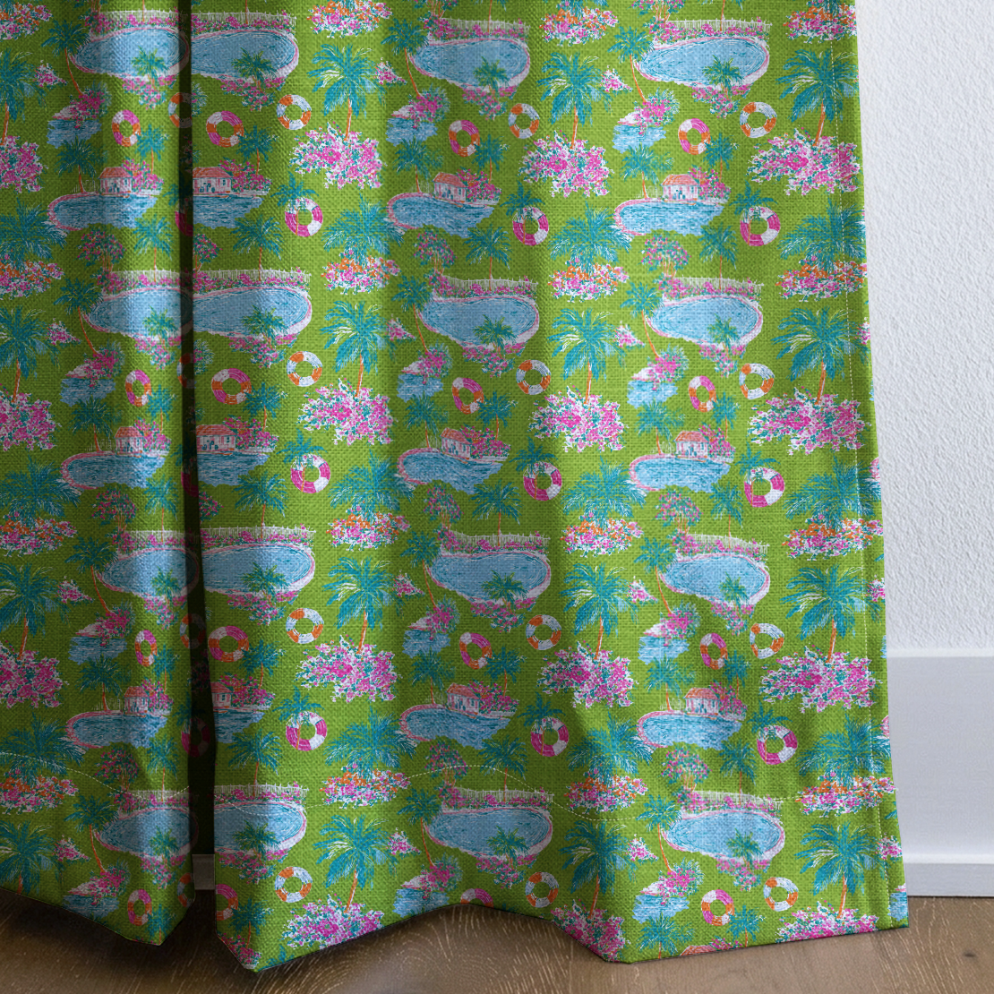 Pool Party - Curtain Panel - The Drapery