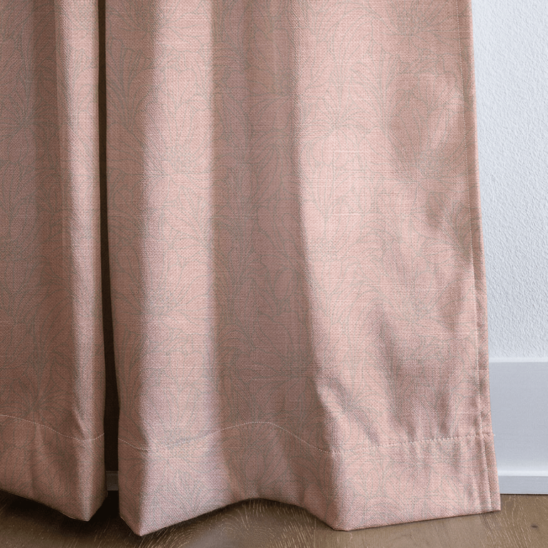 Poppy Peach - Curtain Panel - The Drapery