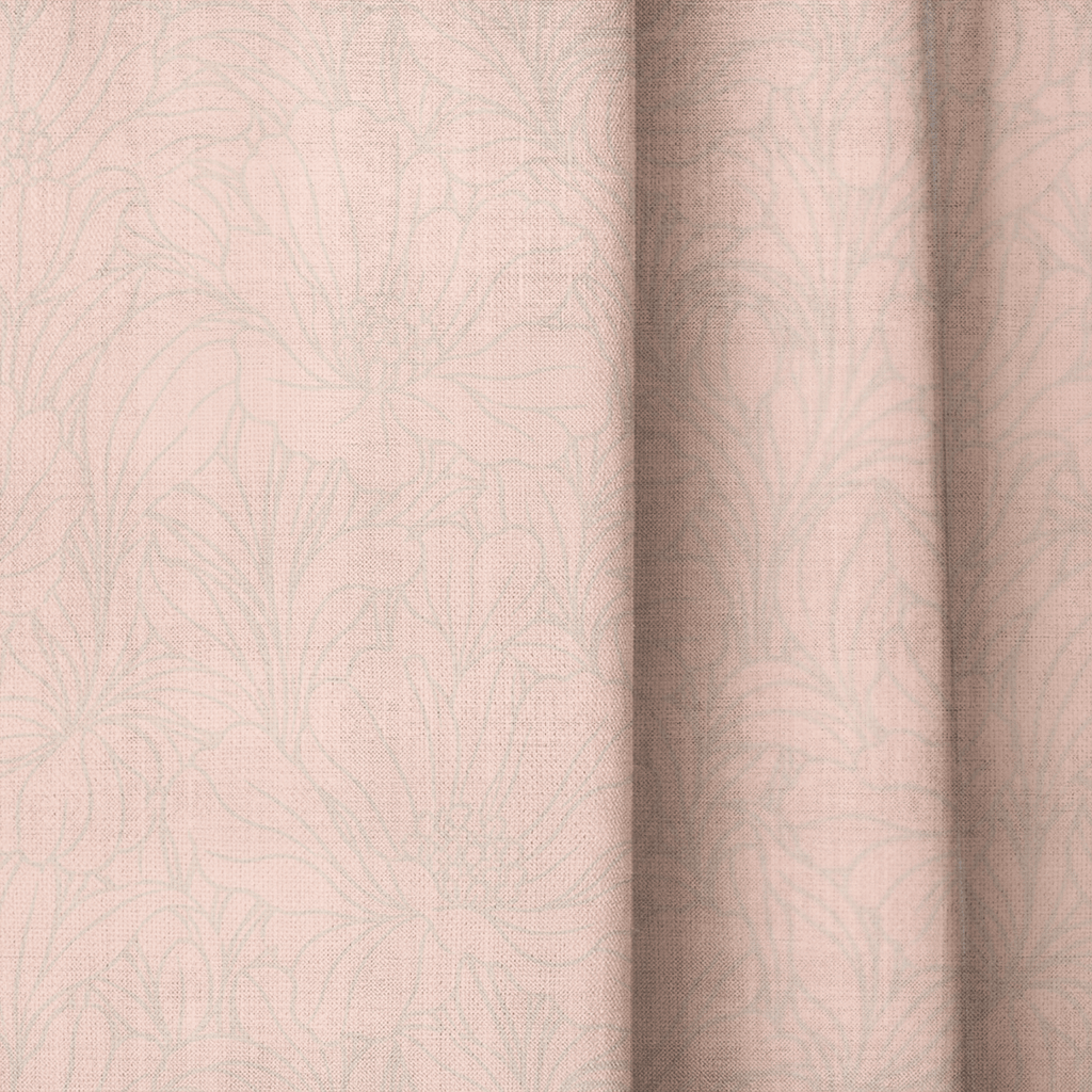Poppy Peach - Curtain Panel - The Drapery