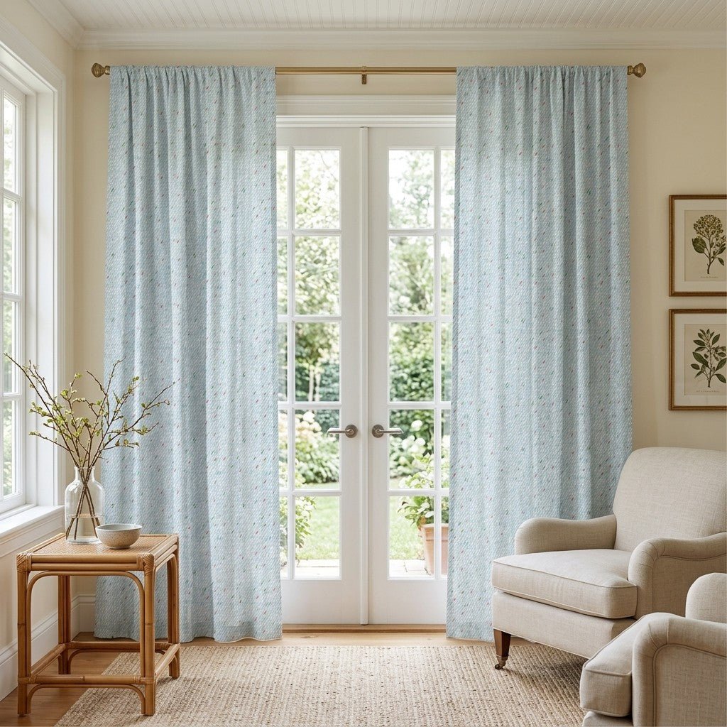 Portia Raindrop - Curtain Panel - The Drapery