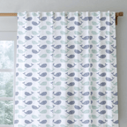 Portwyn Whale - Curtain Panel - The Drapery