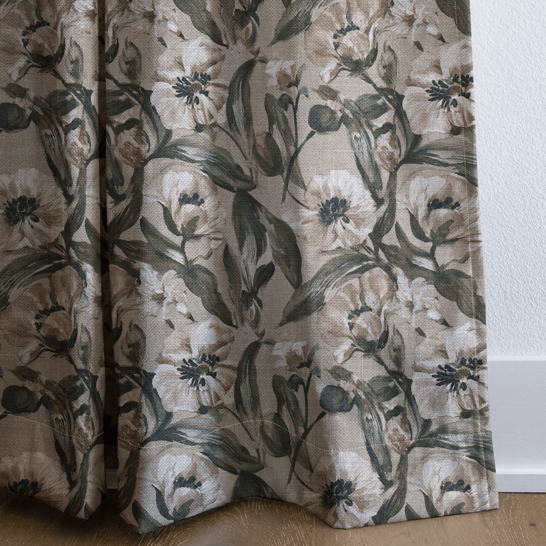Positano Grounded - Curtain Panel - The Drapery