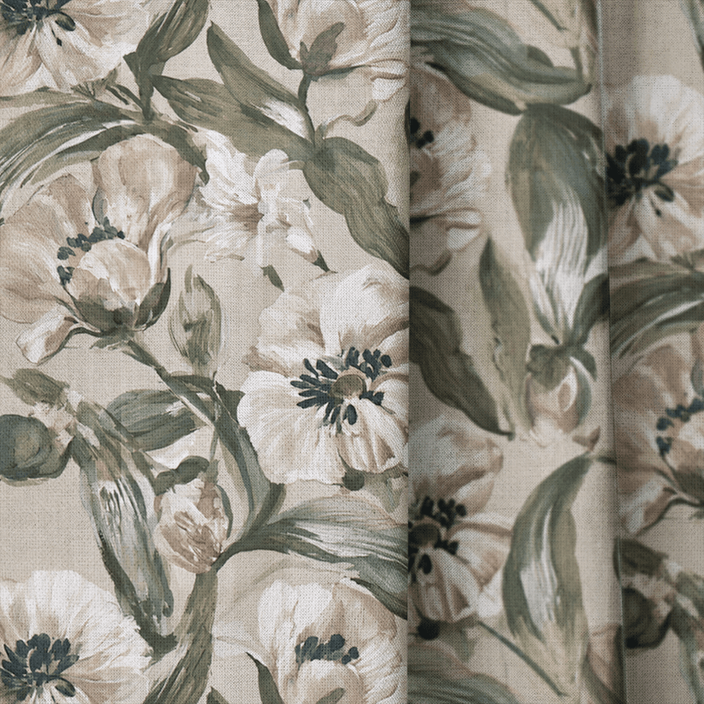 Positano Grounded - Curtain Panel - The Drapery