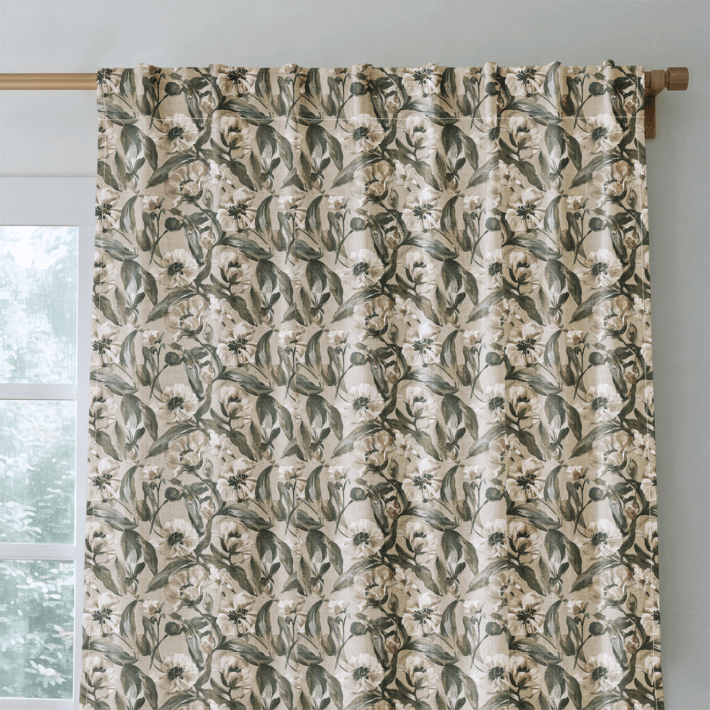 Positano Grounded - Curtain Panel - The Drapery