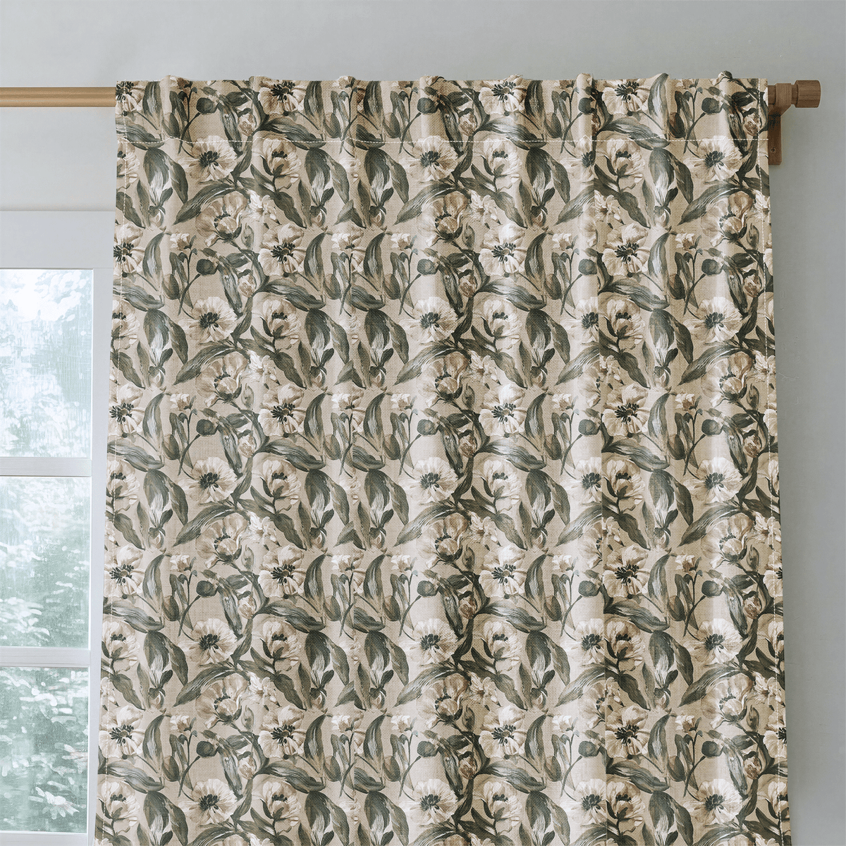 Positano Grounded - Curtain Panel - The Drapery