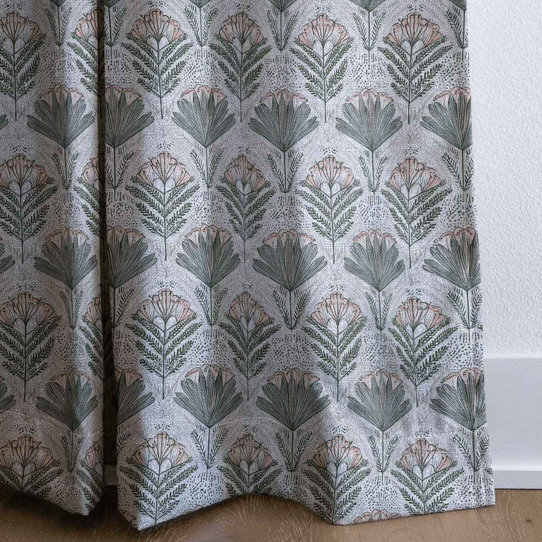 Postcard Bloom - Curtain Panel - The Drapery