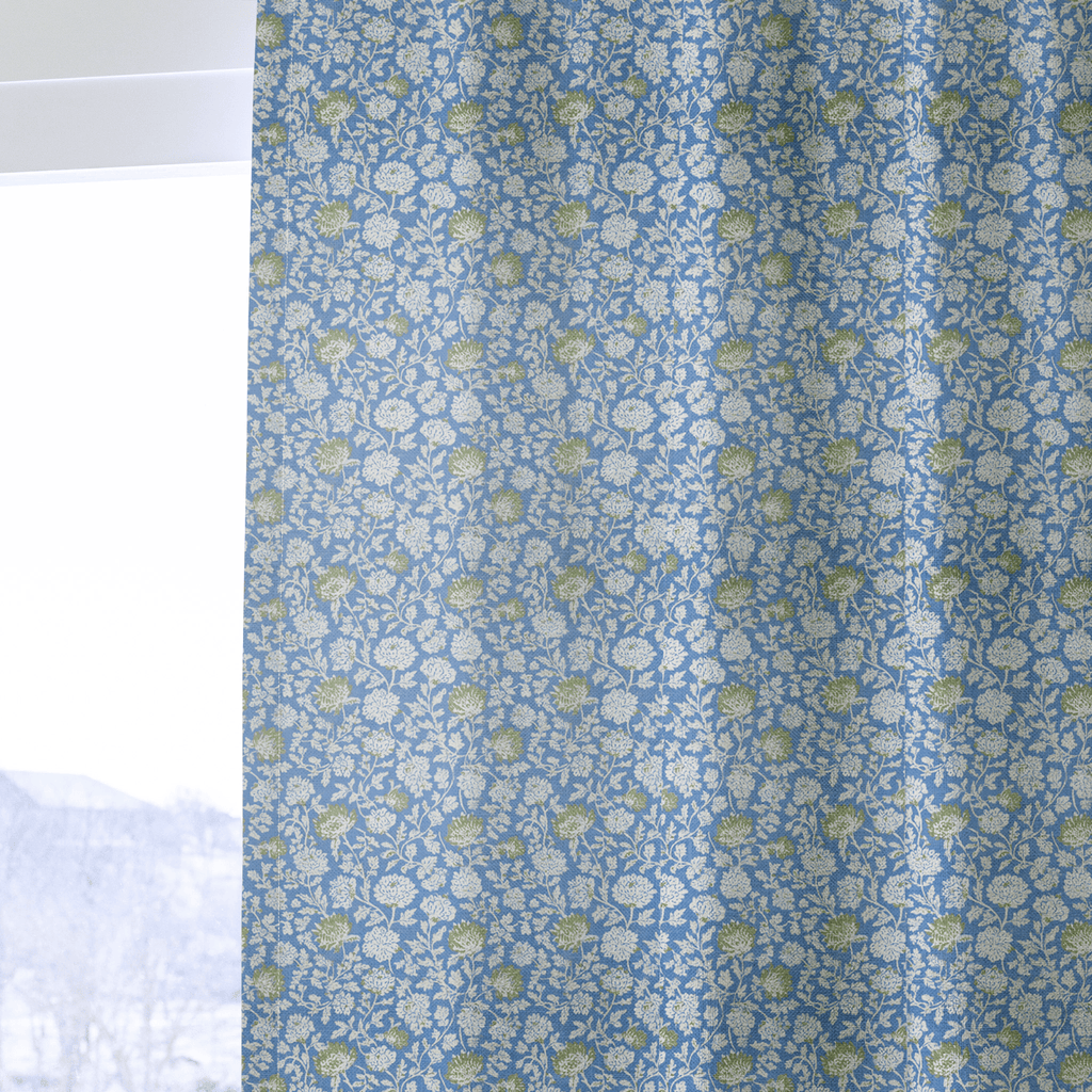 Posy Pearl - Curtain Panel - The Drapery
