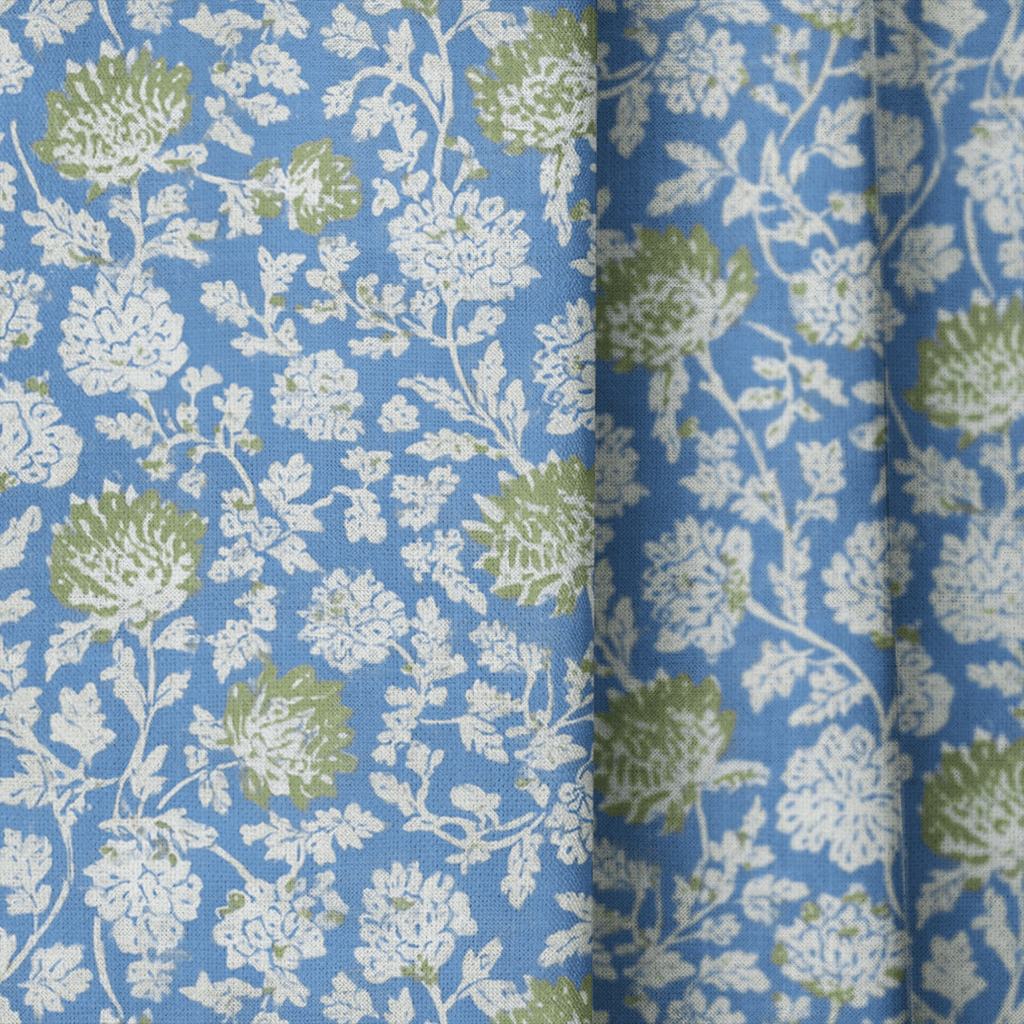 Posy Pearl - Curtain Panel - The Drapery