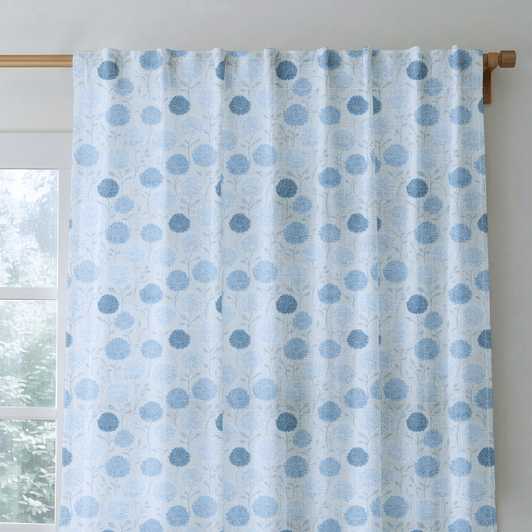 Powder - Curtain Panel - The Drapery