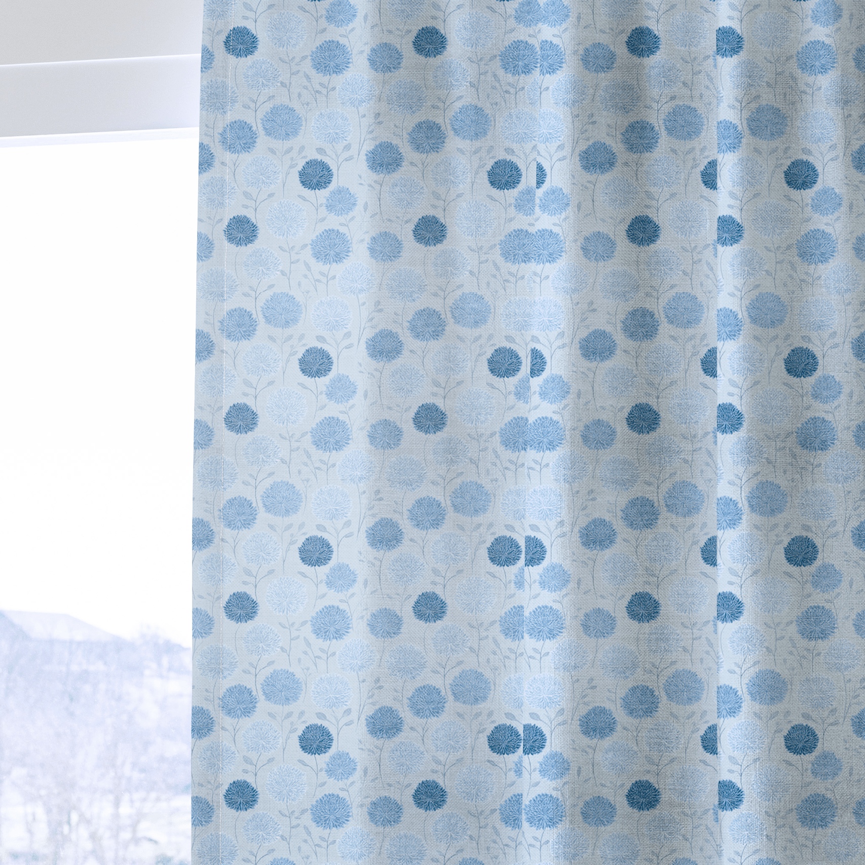 Powder - Curtain Panel - The Drapery
