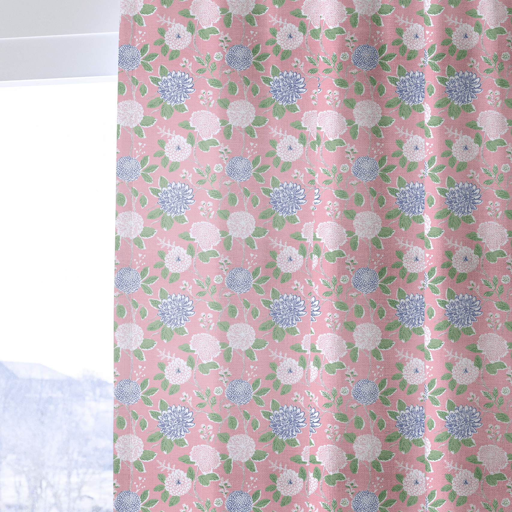 Pryce Blossom - Curtain Panel - The Drapery