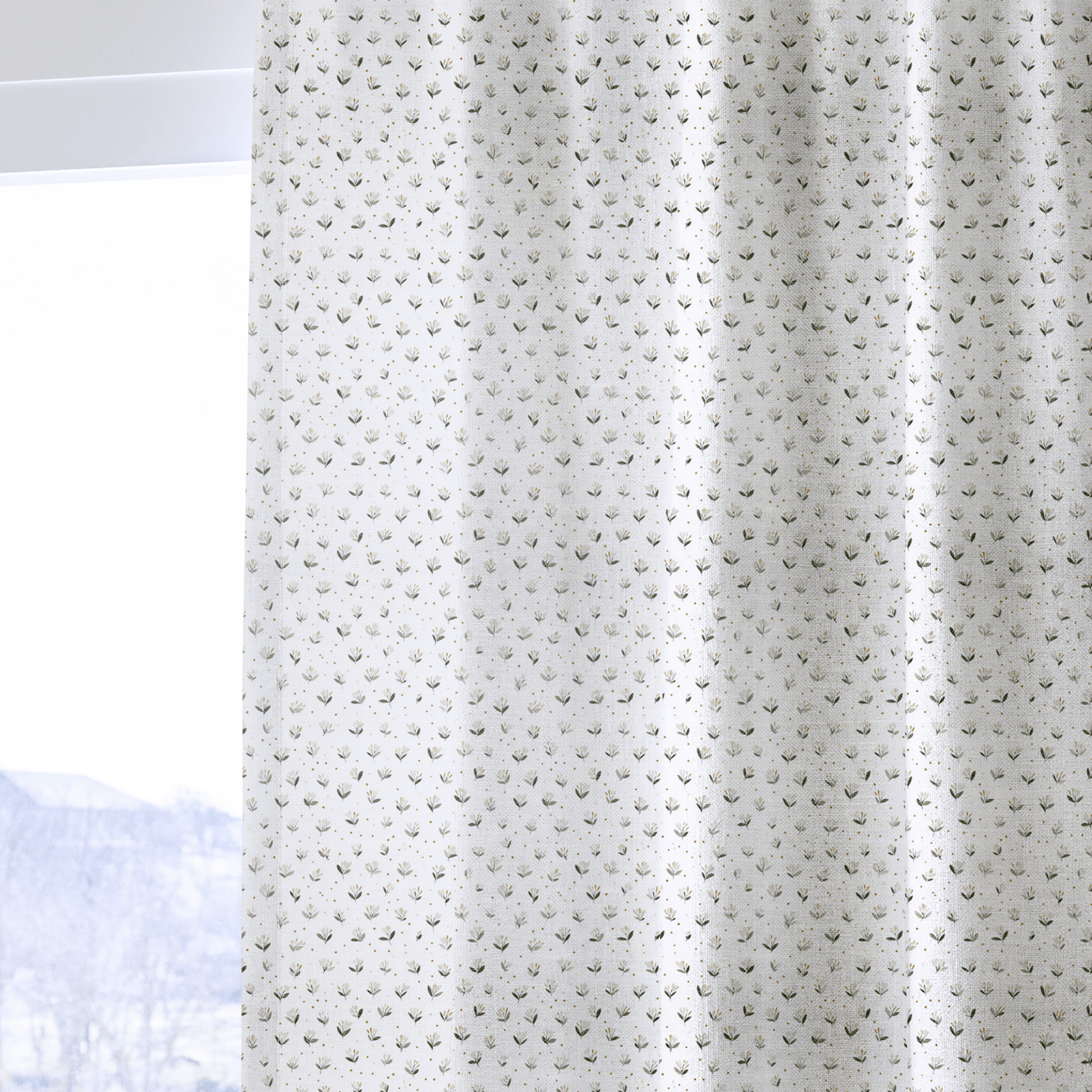 Prynn Floral - Curtain Panel - The Drapery