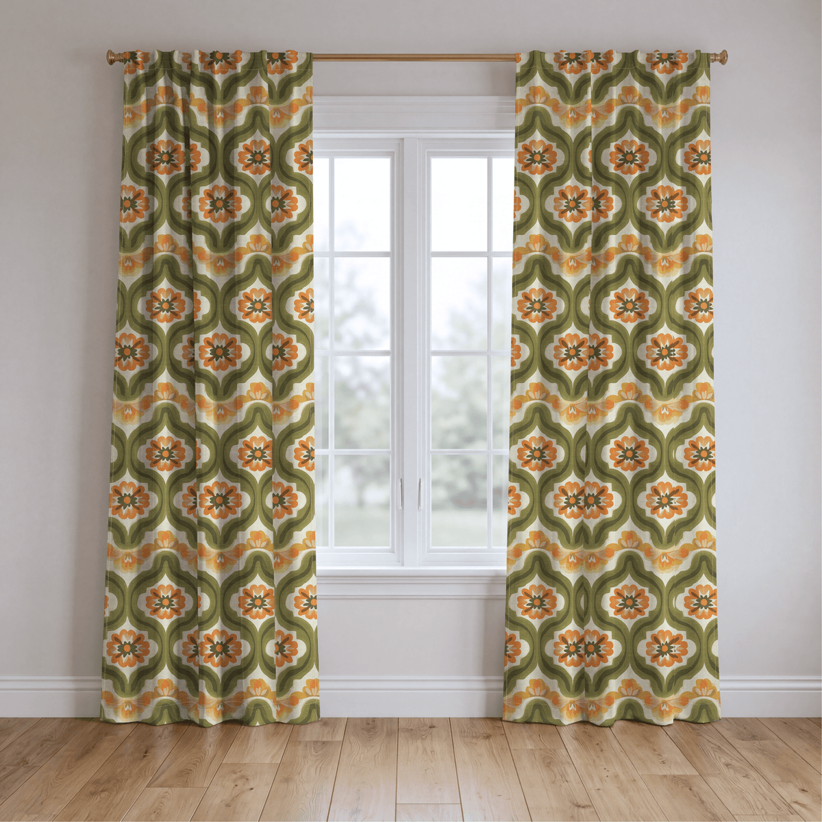 Psychedelia - Curtain Panel - The Drapery