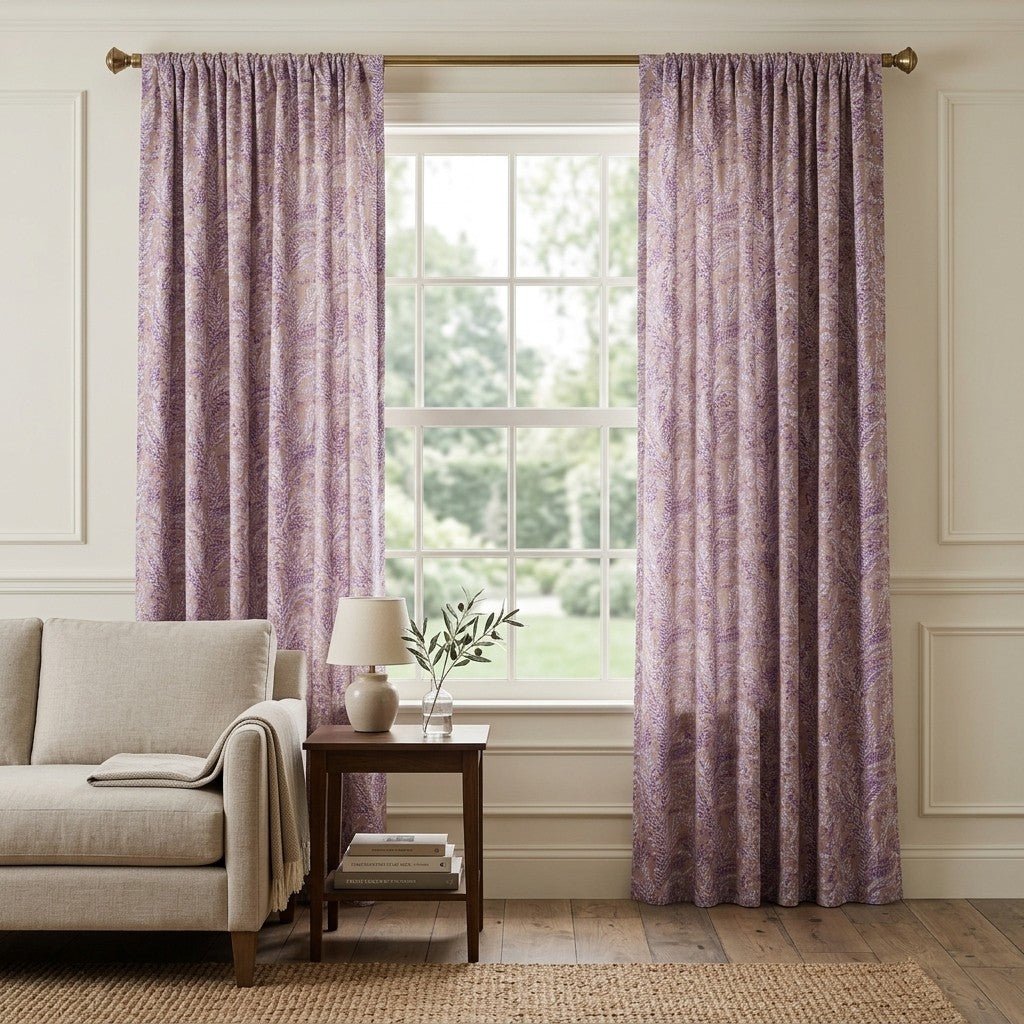 Purple Canopy - Curtain Panel - The Drapery