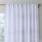 Purple Gingham - Curtain Panel - The Drapery