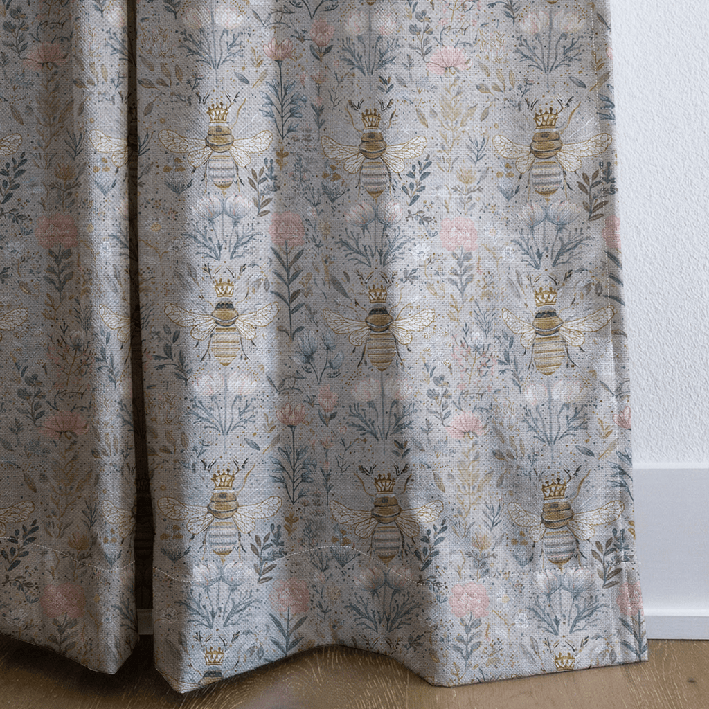 Queen Bees - Curtain Panel - The Drapery
