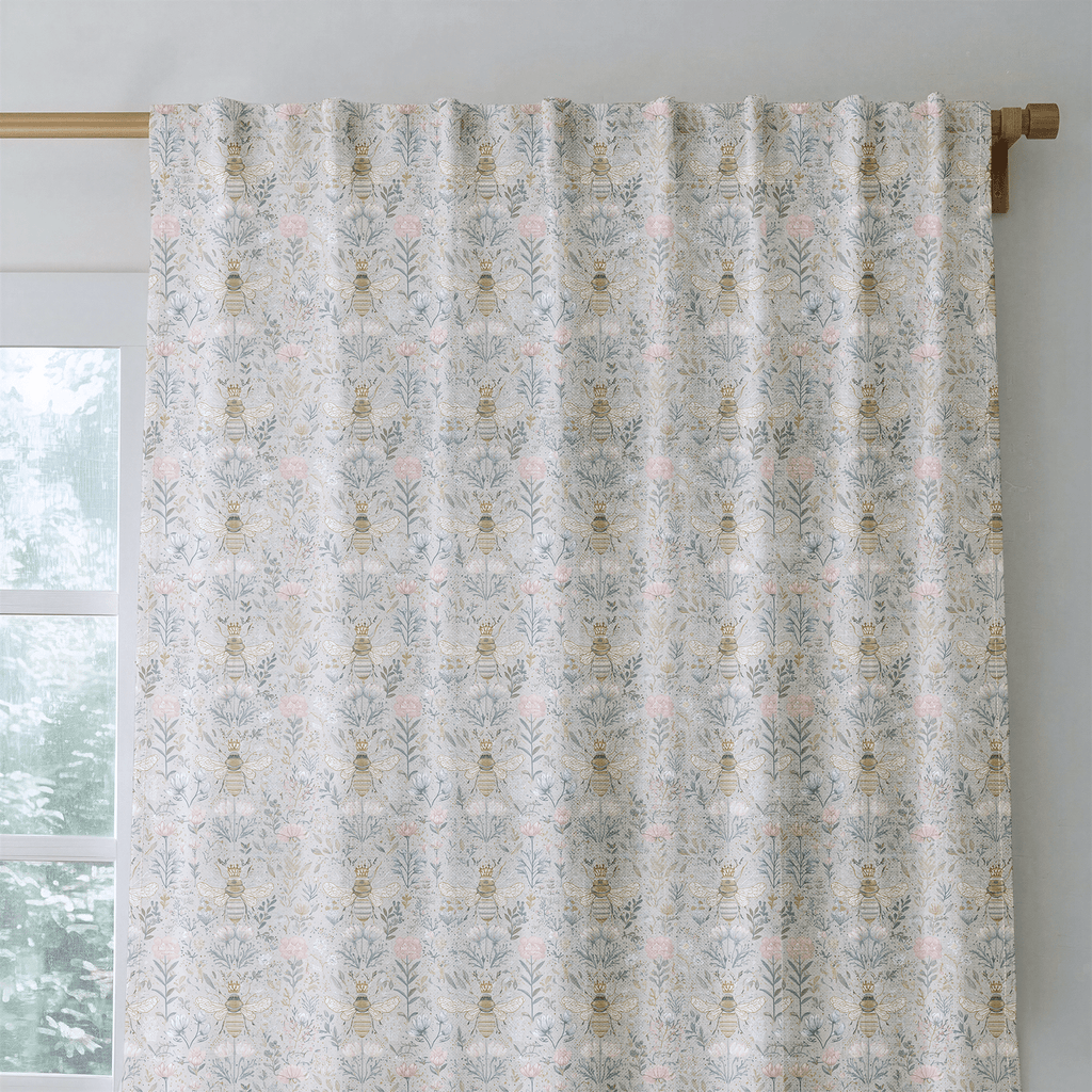 Queen Bees - Curtain Panel - The Drapery