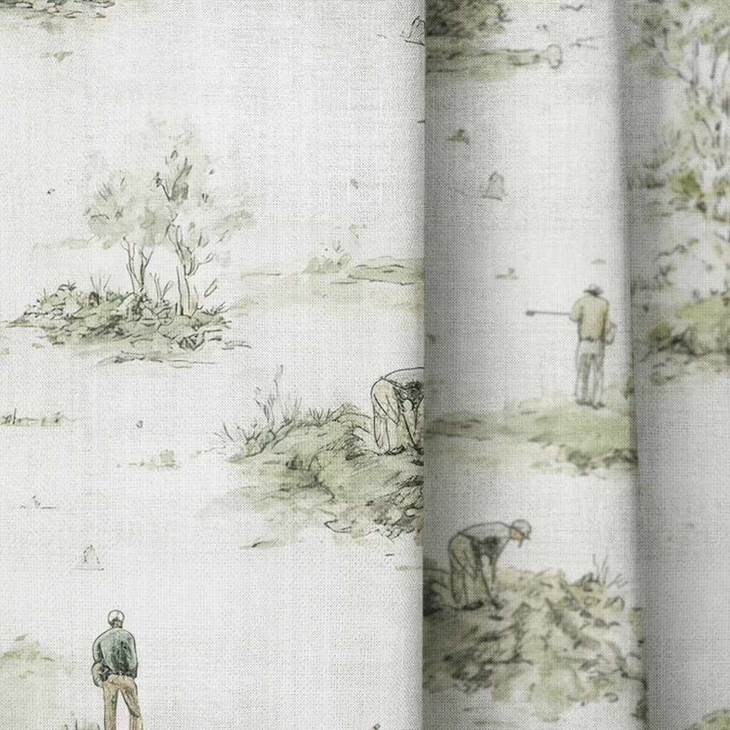 Quiet Round - Curtain Panel - The Drapery