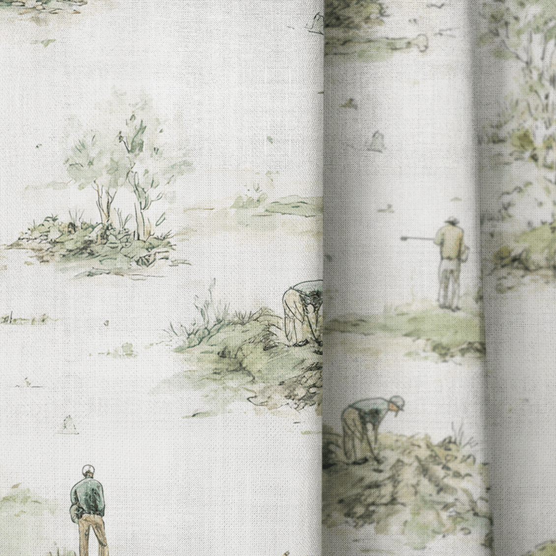 Quiet Round - Curtain Panel - The Drapery