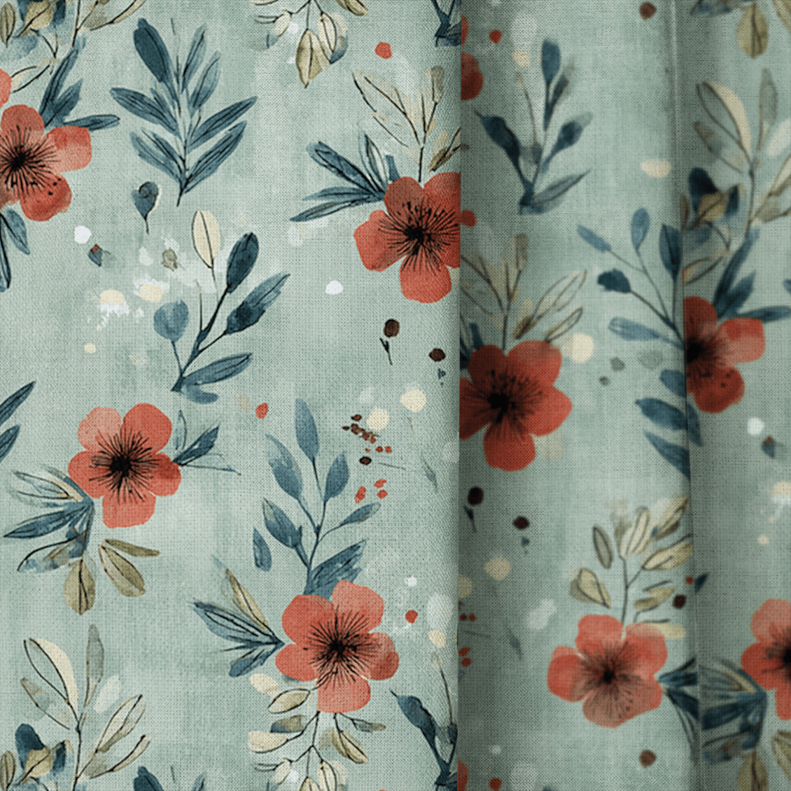 Quillon Blooms - Curtain Panel - The Drapery