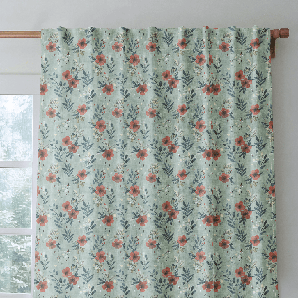 Quillon Blooms - Curtain Panel - The Drapery