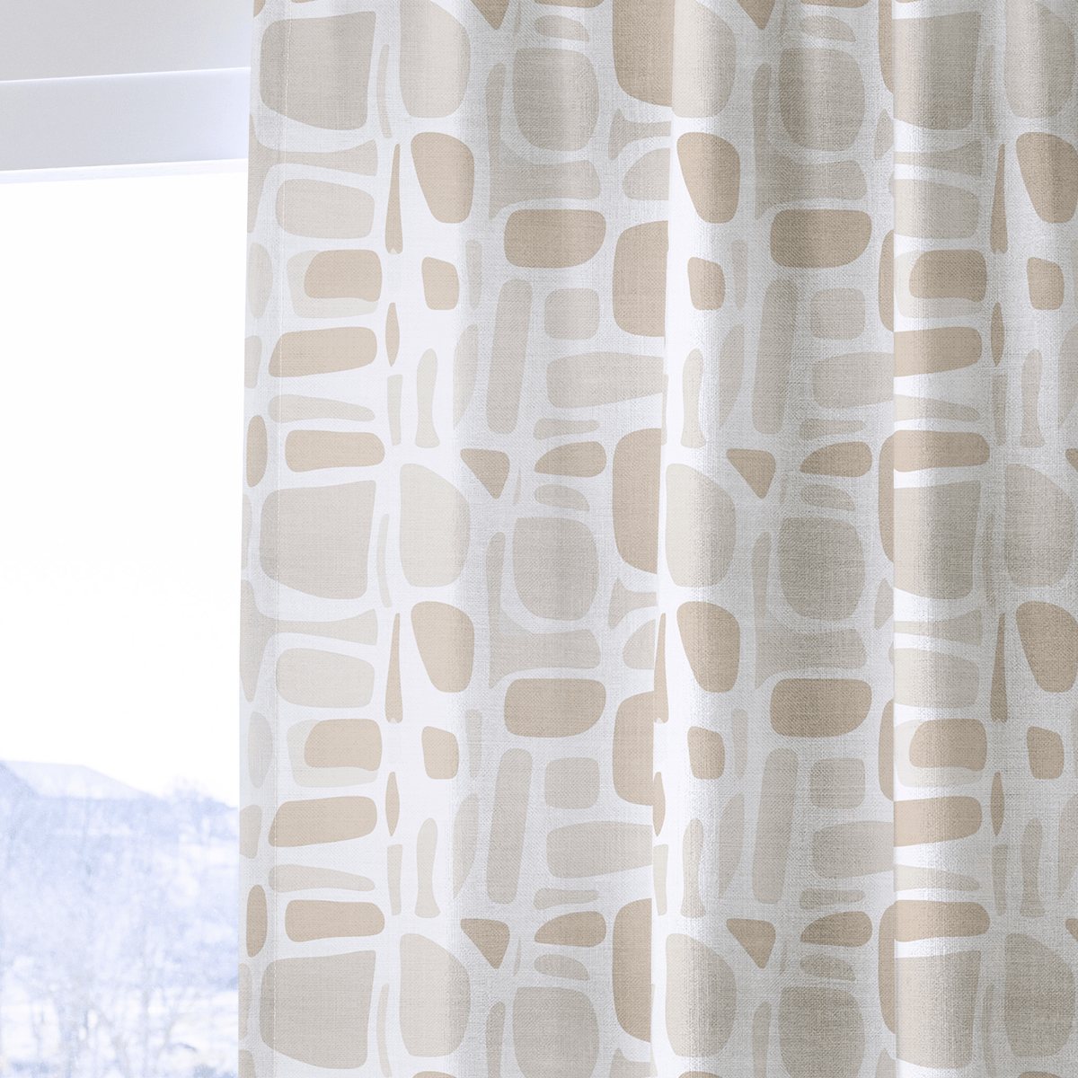 Quillon Cobble - Curtain Panel - The Drapery