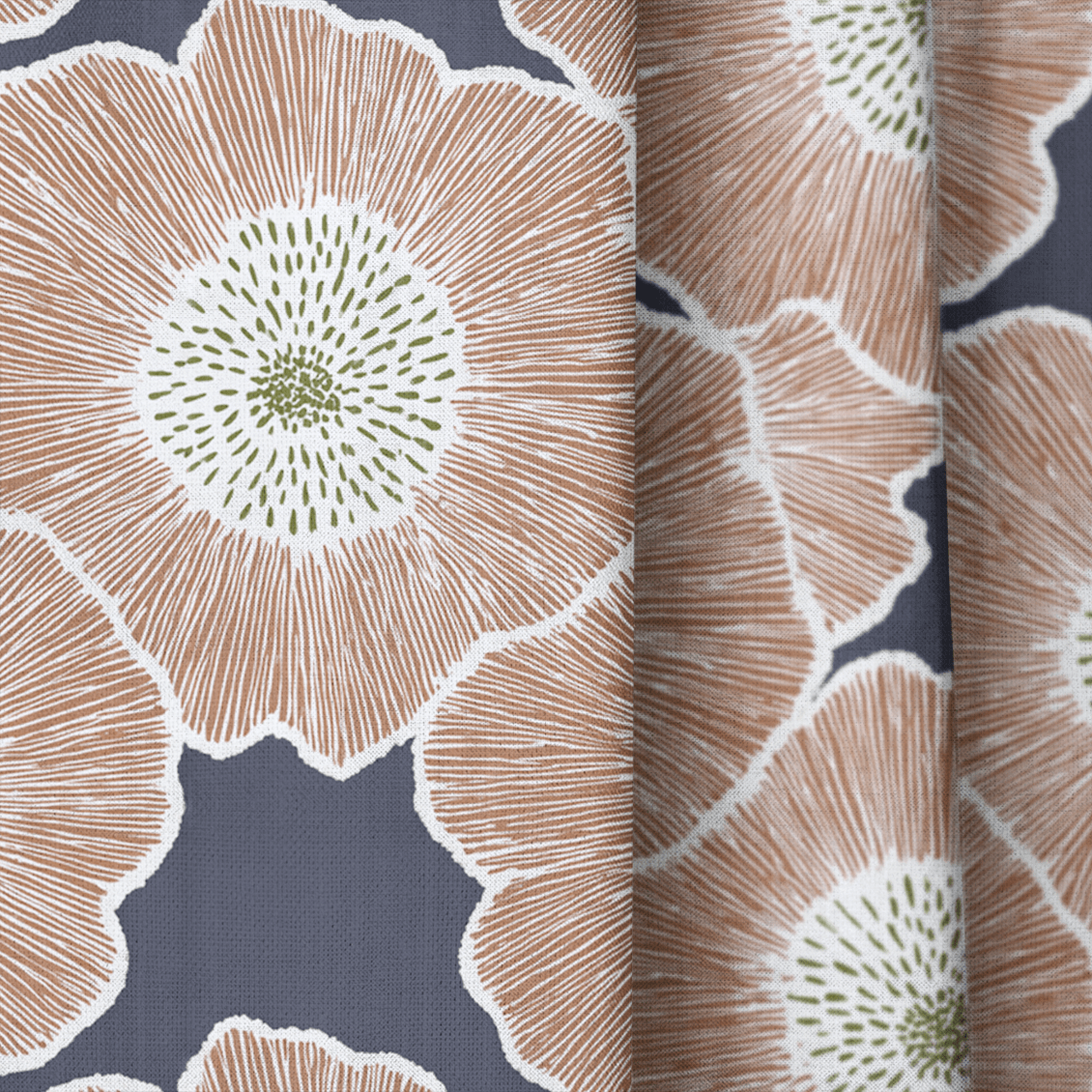 Quinn Blossom - Curtain Panel - The Drapery