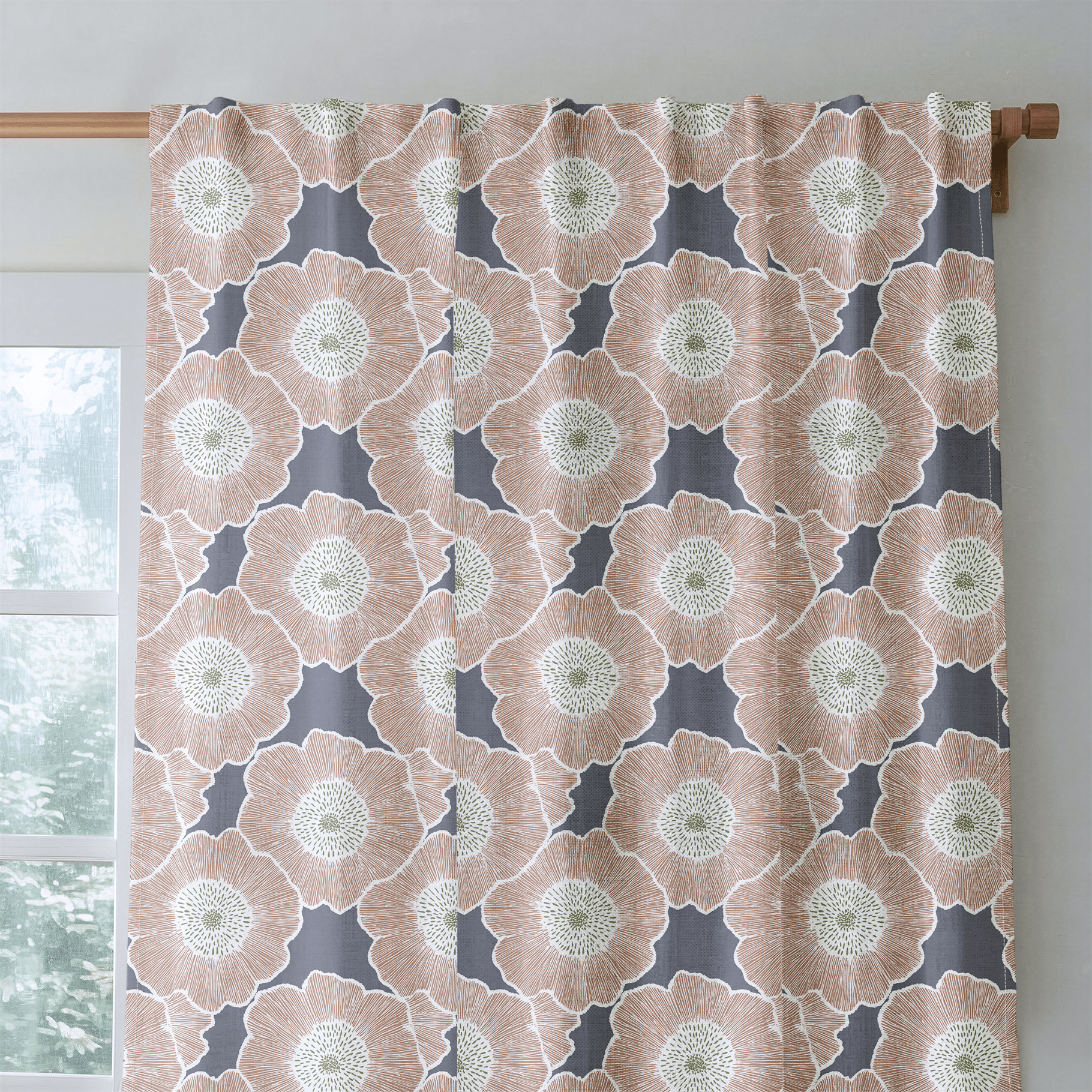 Quinn Blossom - Curtain Panel - The Drapery