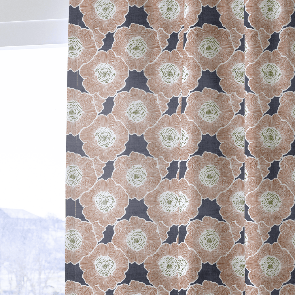 Quinn Blossom - Curtain Panel - The Drapery