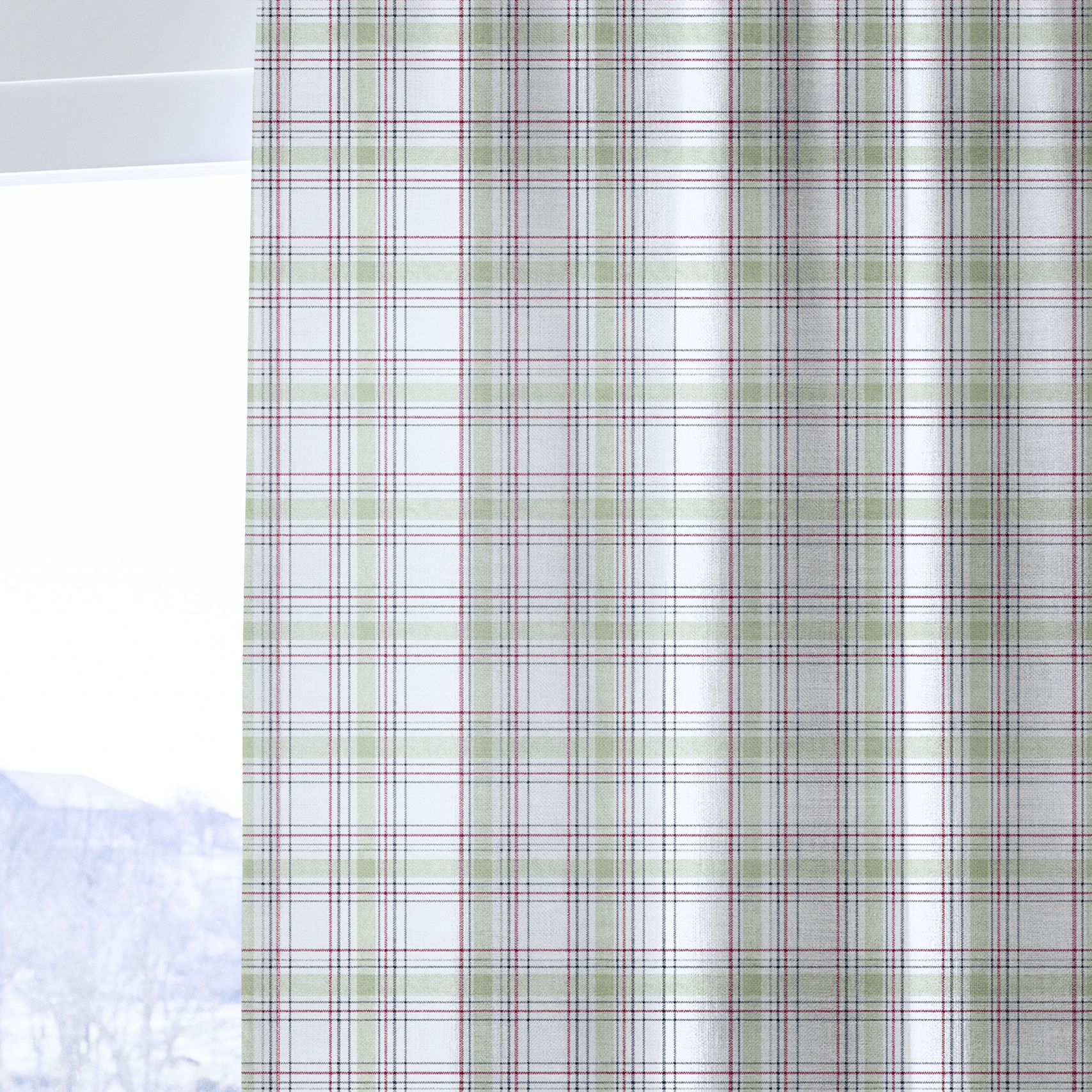 Quinnet Plaid - Curtain Panel - The Drapery