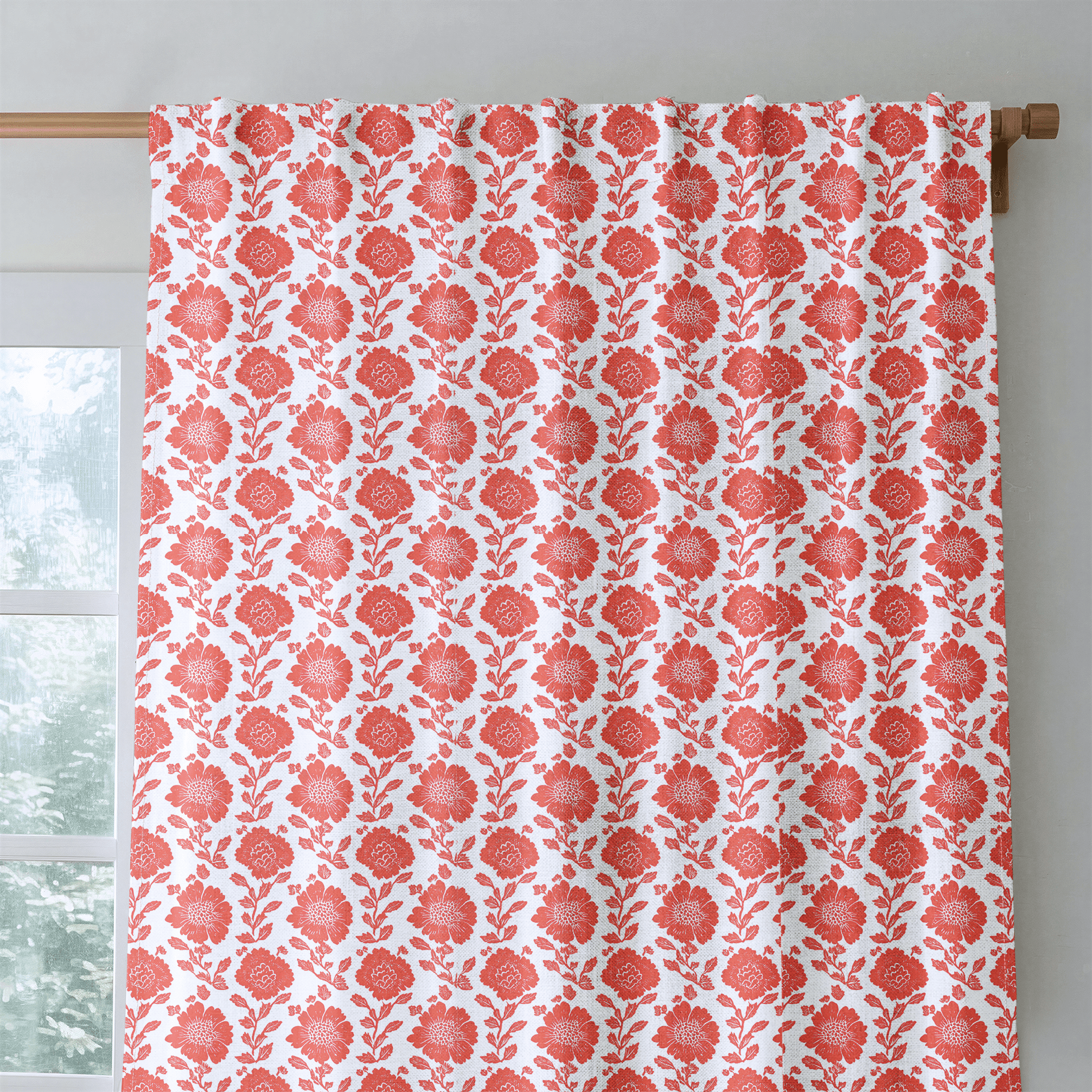 Ravello Blossom - Curtain Panel - The Drapery