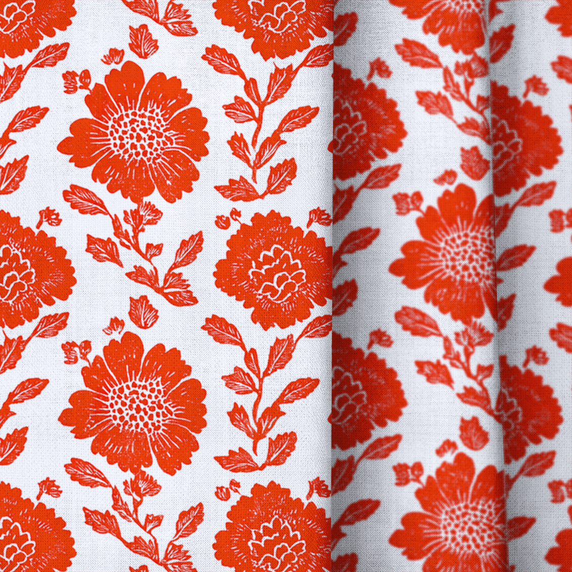 Ravello Blossom - Curtain Panel - The Drapery