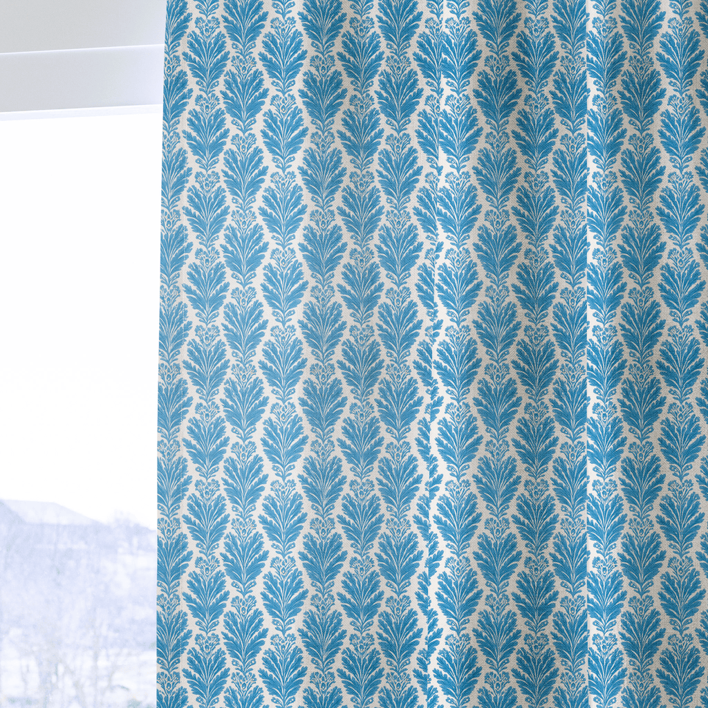 Reagan Blue - Curtain Panel - The Drapery