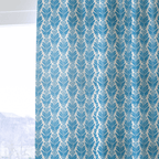 Reagan Blue - Curtain Panel - The Drapery