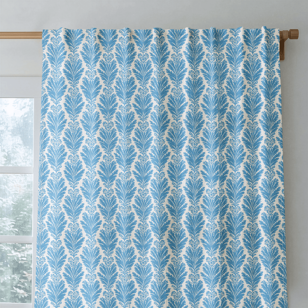 Reagan Blue - Curtain Panel - The Drapery